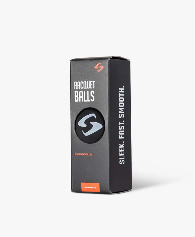 gearbox-racquetball-3-ball-pack-sleek-black image 1