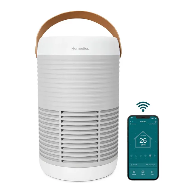 homedics-smart-air-purifier-t100-for-medium-rooms image 1