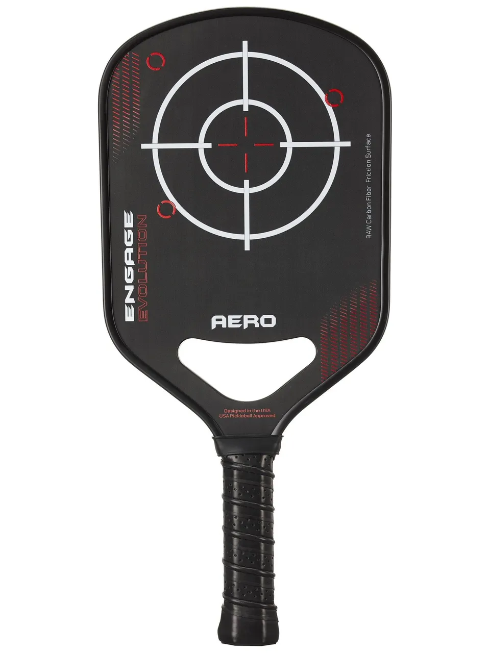 engage-evolution-aero-pickleball-paddle-raw-toray-t700-carbon-fiber-scarlet-red image 1