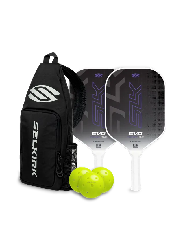 selkirk-sport-slk-evo-2-0-max-bundle-pickleball-paddle-bundle-with-bag-and-balls image 1