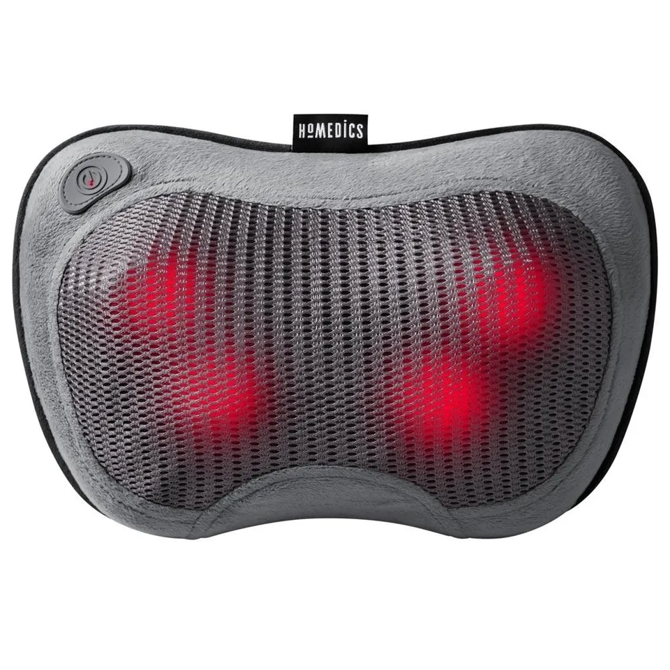 homedics-cordless-shiatsu-massage-pillow-with-heat-portable-all-body image 1