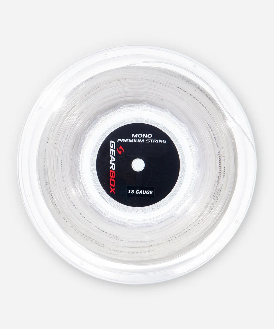 gearbox-mono-core-string-reel-clear-40ft-racquetball-string image 1