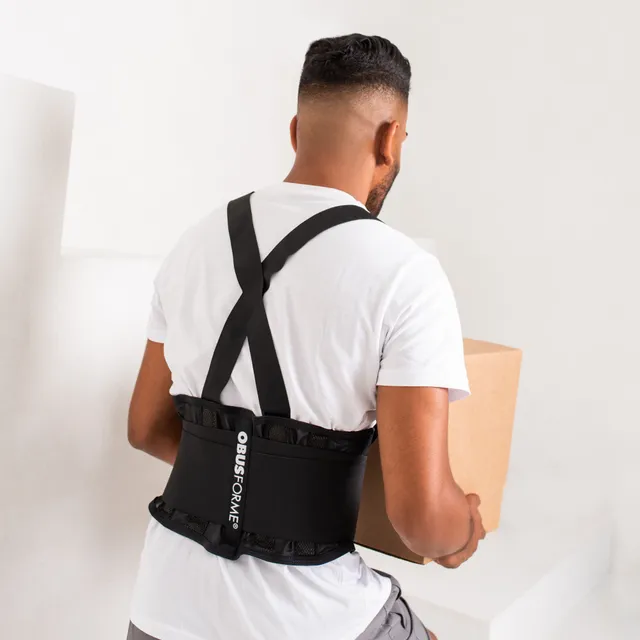 homedics-obusforme-unisex-back-belt-adjustable-lumbar-support-with-breathable-me image 1