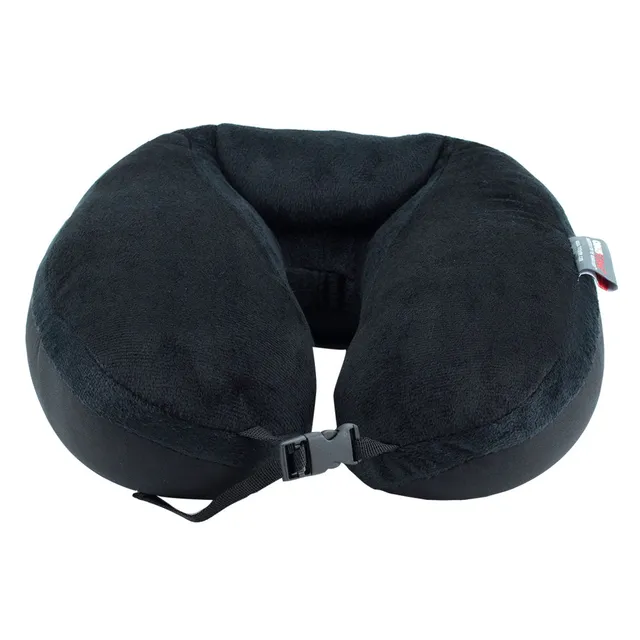 homedics-microbead-travel-neck-pillow-ergonomic-support-with-luggage-strap image 1