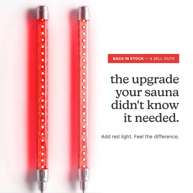 homedics-dual-red-light-wands-for-sauna-compatible-with-premium-steam-sauna image 1