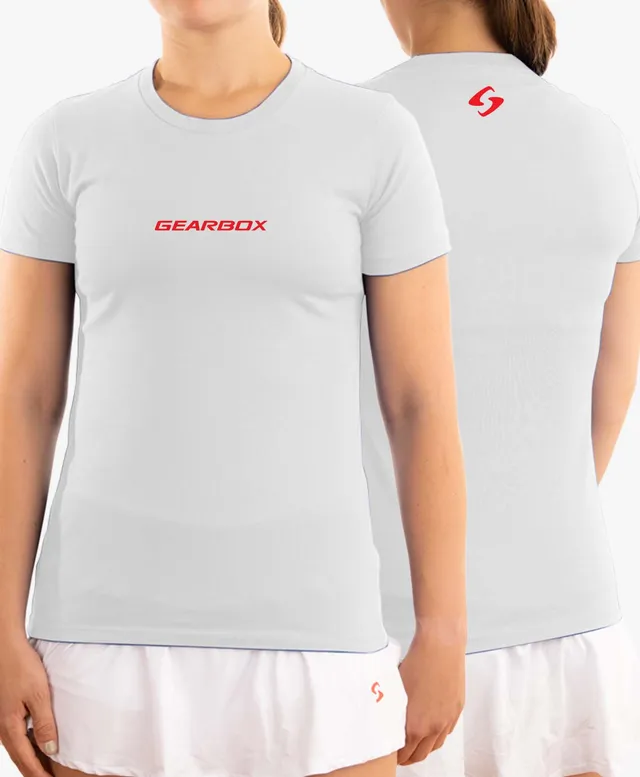 gearbox-emblem-women-s-cotton-tee-white image 1