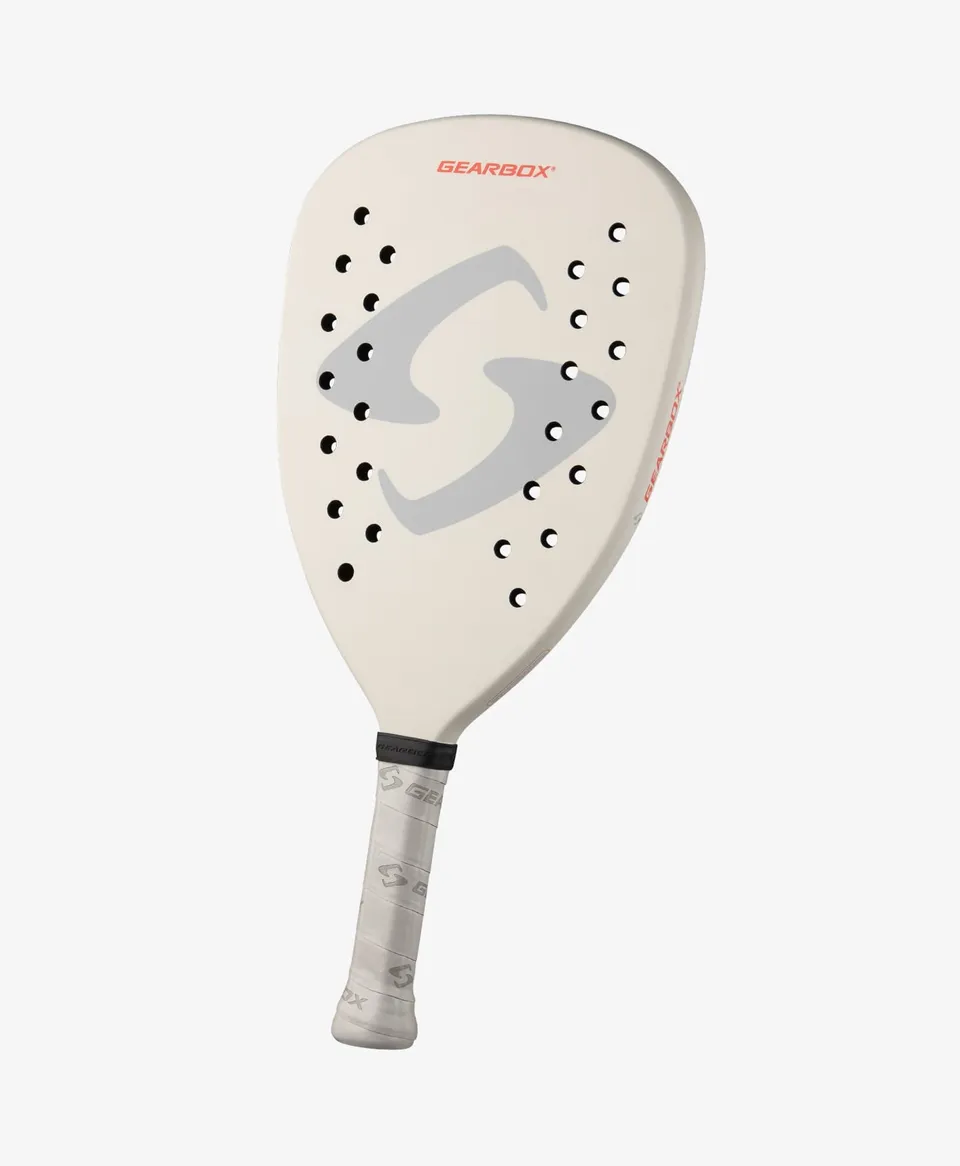 gearbox-gbmax-275-racquetball-racquet-light-grey image 1