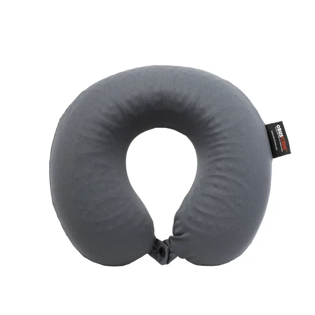 homedics-obusforme-charcoal-travel-neck-pillow-memory-foam-with-antimicrobial-ch image 1