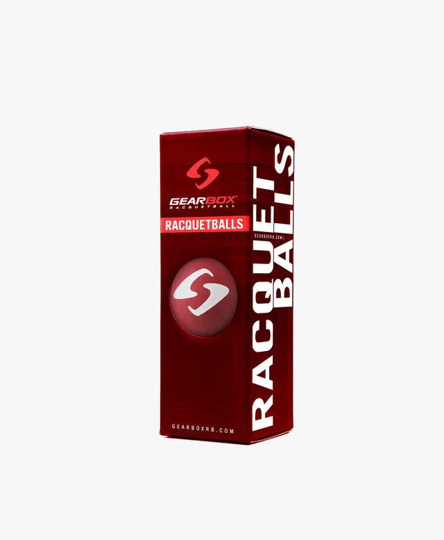 gearbox-racquetball-3-ball-pack-cardinal-red-official-ball image 1