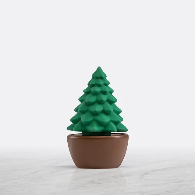 homedics-ellia-evergreen-porcelain-aroma-diffuser-potted-pine-tree image 1