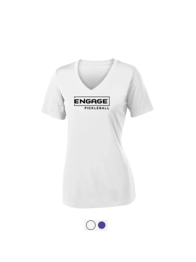 engage-women-s-victory-turnstyle-sport-v-neck-moisture-wicking-polyester-tee image 1