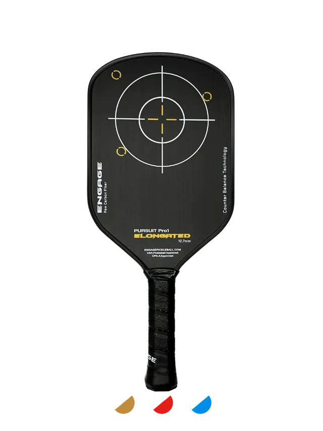 engage-pursuit-pro1-elongated-12-7-power-series-raw-carbon-fiber-pickleball-padd image 1