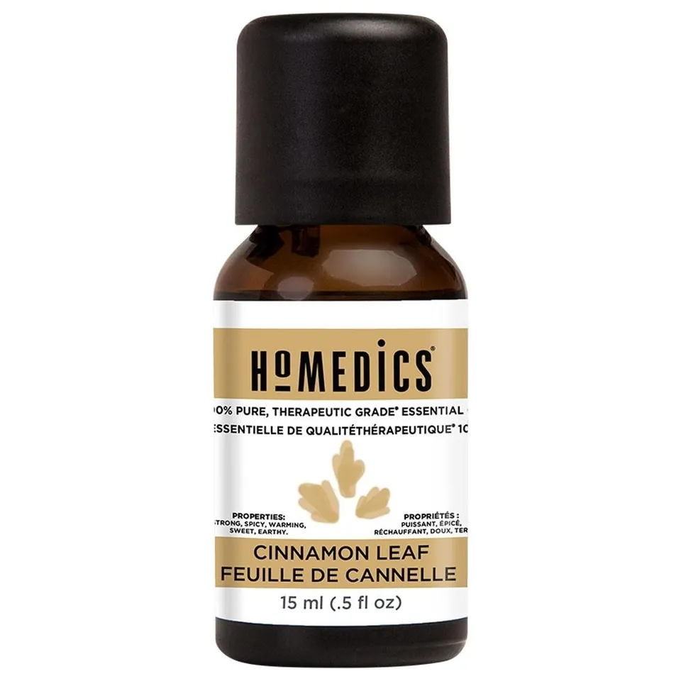 homedics-cinnamon-leaf-essential-oil-15-ml-spicy-sweet-aromatherapy image 1