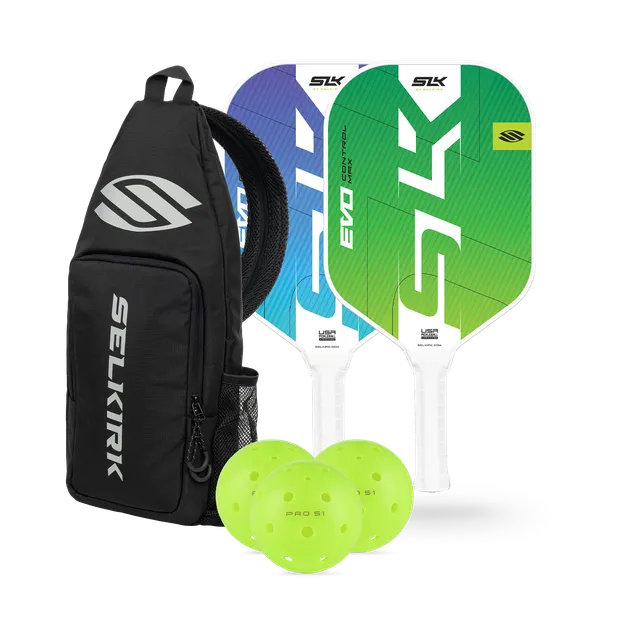 selkirk-sport-beginner-control-bundle-two-slk-evo-control-paddles-with-bag-and-b image 1