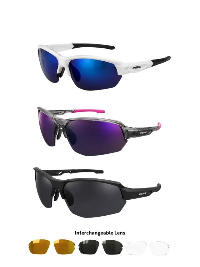 engage-fusion-eyewear-performance-sunglasses-with-3-interchangeable-lenses image 1