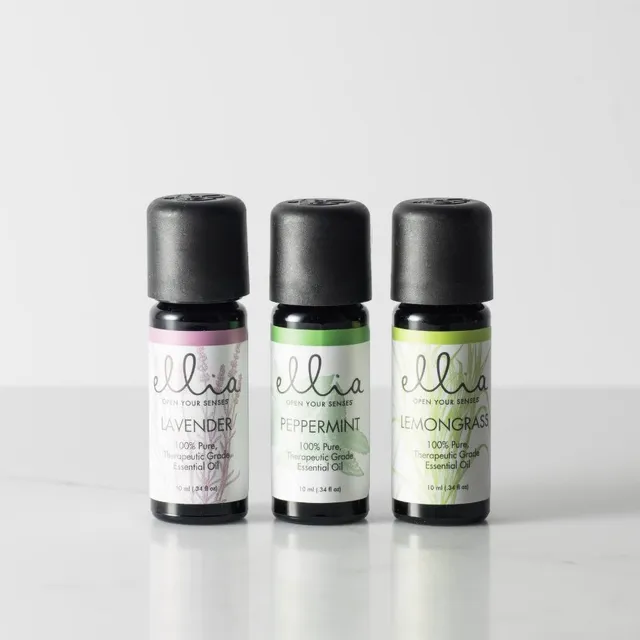 ellia-single-notes-essential-oil-3-pack-lavender-peppermint-lemongrass image 1