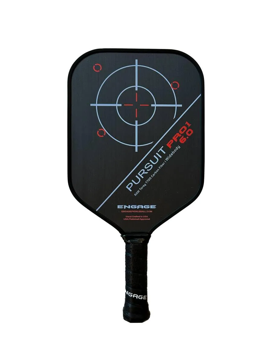 engage-slightly-used-pursuit-pro1-6-0-widebody-pickleball-paddle-raw-carbon-fibe image 1