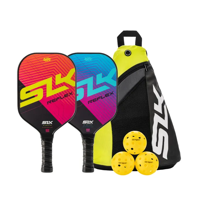 slk-by-selkirk-reflex-pickleball-bundle-2-paddles-balls-and-bag image 1