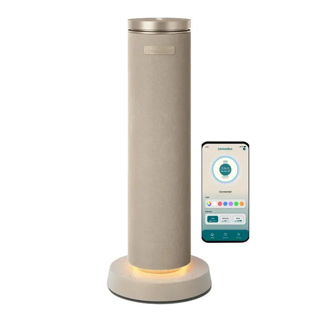 homedics-serenescent-fabric-waterless-120-ml-diffuser-compact-mess-free-fragranc image 1
