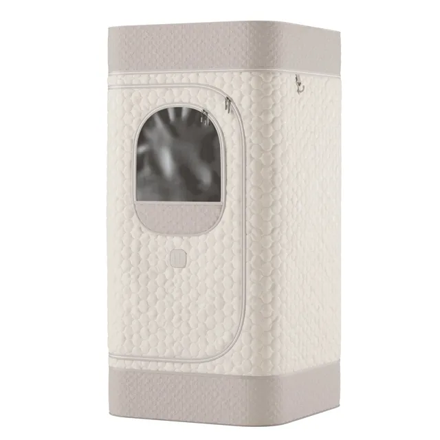 homedics-premium-steam-sauna-compact-home-steam-sauna-for-relaxation-and-recover image 1