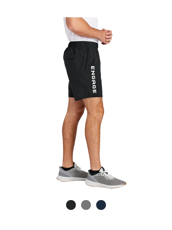 engage-men-s-valor-repeat-shorts-moisture-wicking-7-inch-inseam-with-pockets image 1