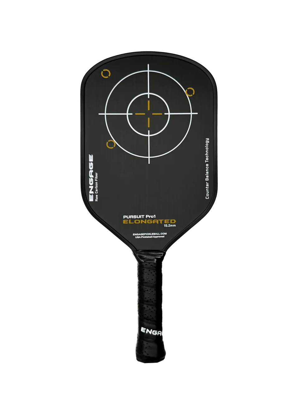 engage-pursuit-pro1-elongated-15-2-power-series-raw-carbon-fiber-pickleball-padd image 1