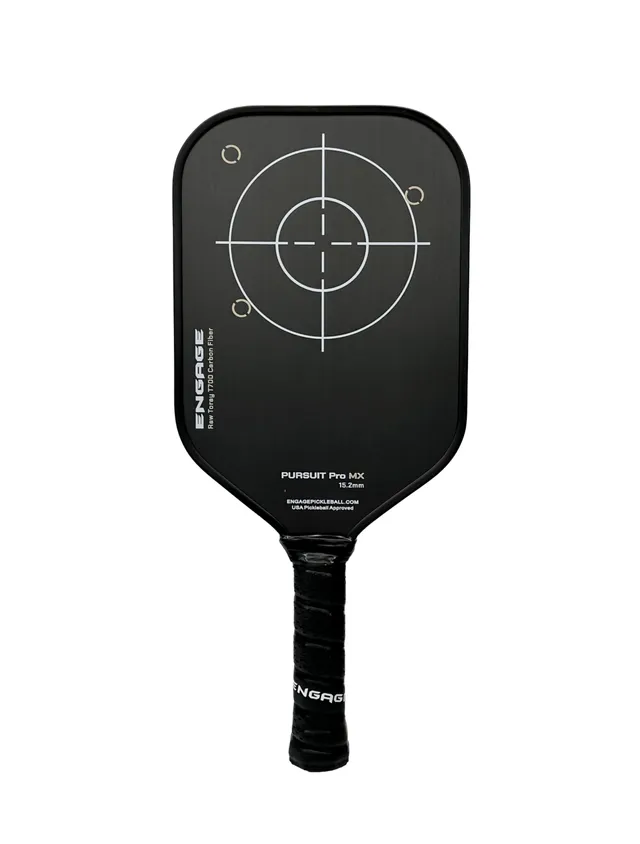 engage-pursuit-pro-mx-6-0-raw-carbon-fiber-pickleball-paddle-elongated-control-p image 1