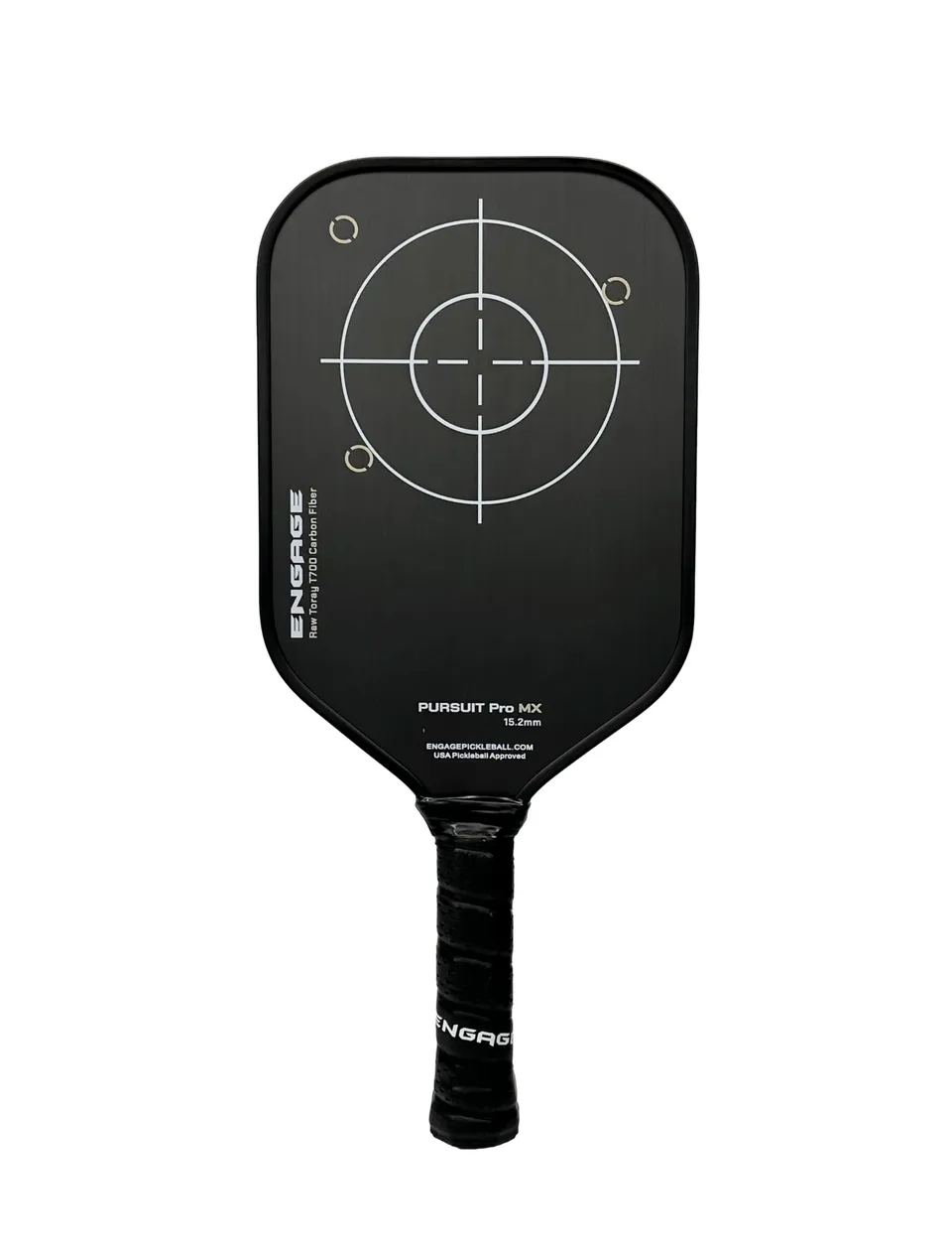 engage-pursuit-pro-mx-6-0-raw-carbon-fiber-pickleball-paddle-elongated-control-p image 1