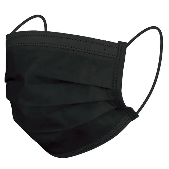 homedics-healthcare-diagnostics-black-small-ear-loop-face-masks-50-count image 1
