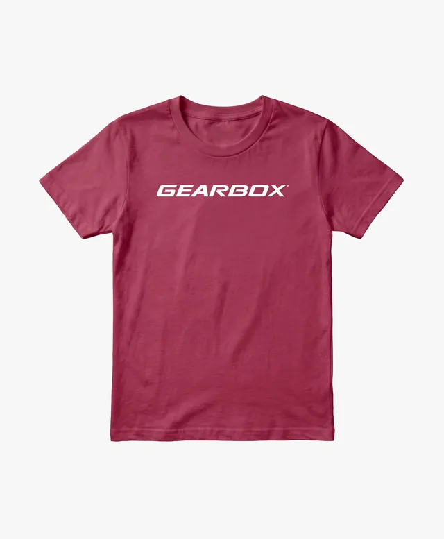 gearbox-gb-og-men-s-cotton-tee-in-maroon-classic-court-lifestyle-apparel image 1