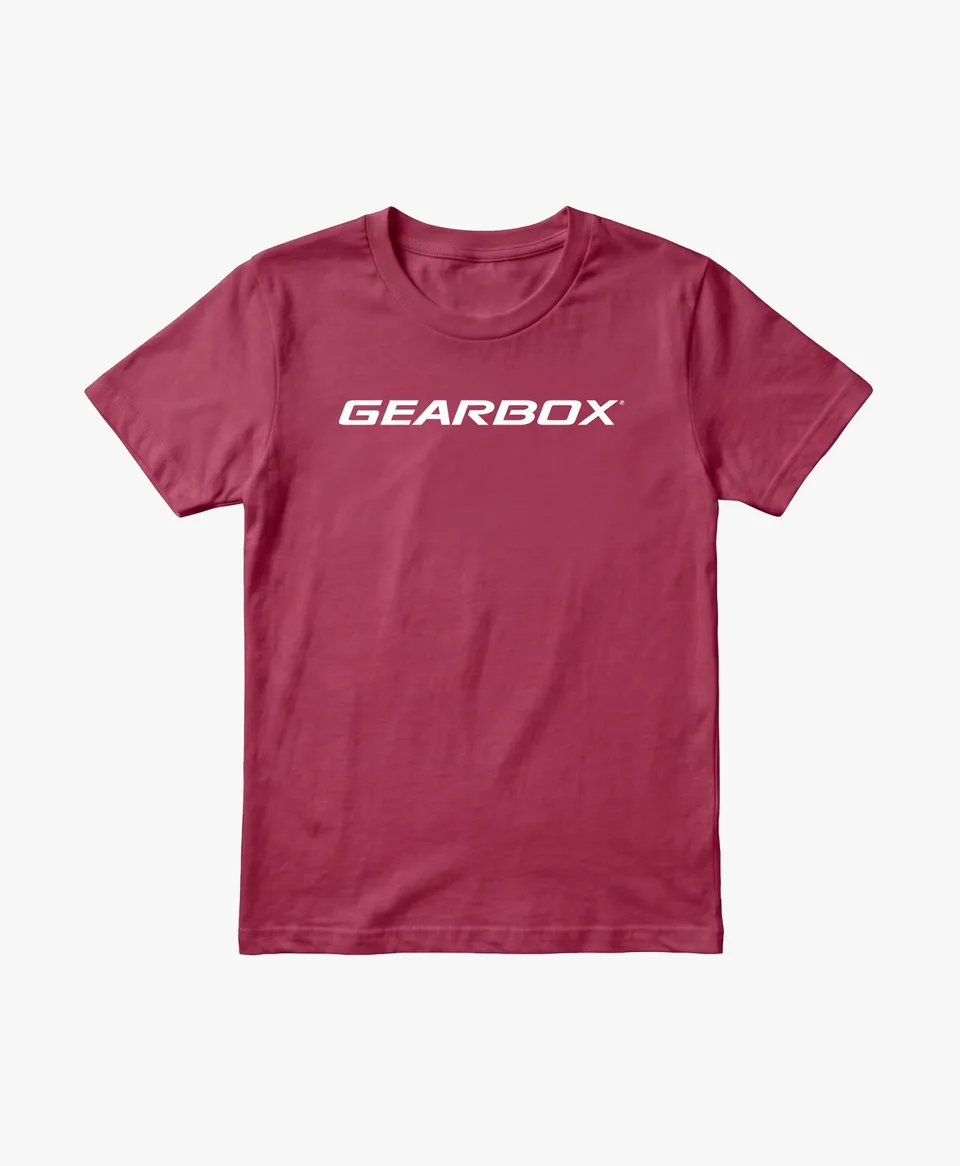 gearbox-gb-og-men-s-cotton-tee-in-maroon-classic-court-lifestyle-apparel image 1