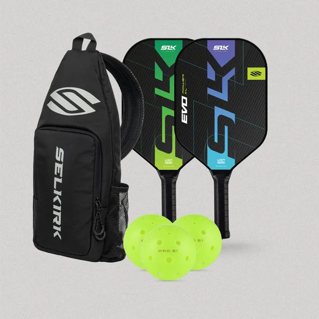 selkirk-sport-beginner-power-bundle-citron-oasis-two-slk-evo-power-paddles-with- image 1