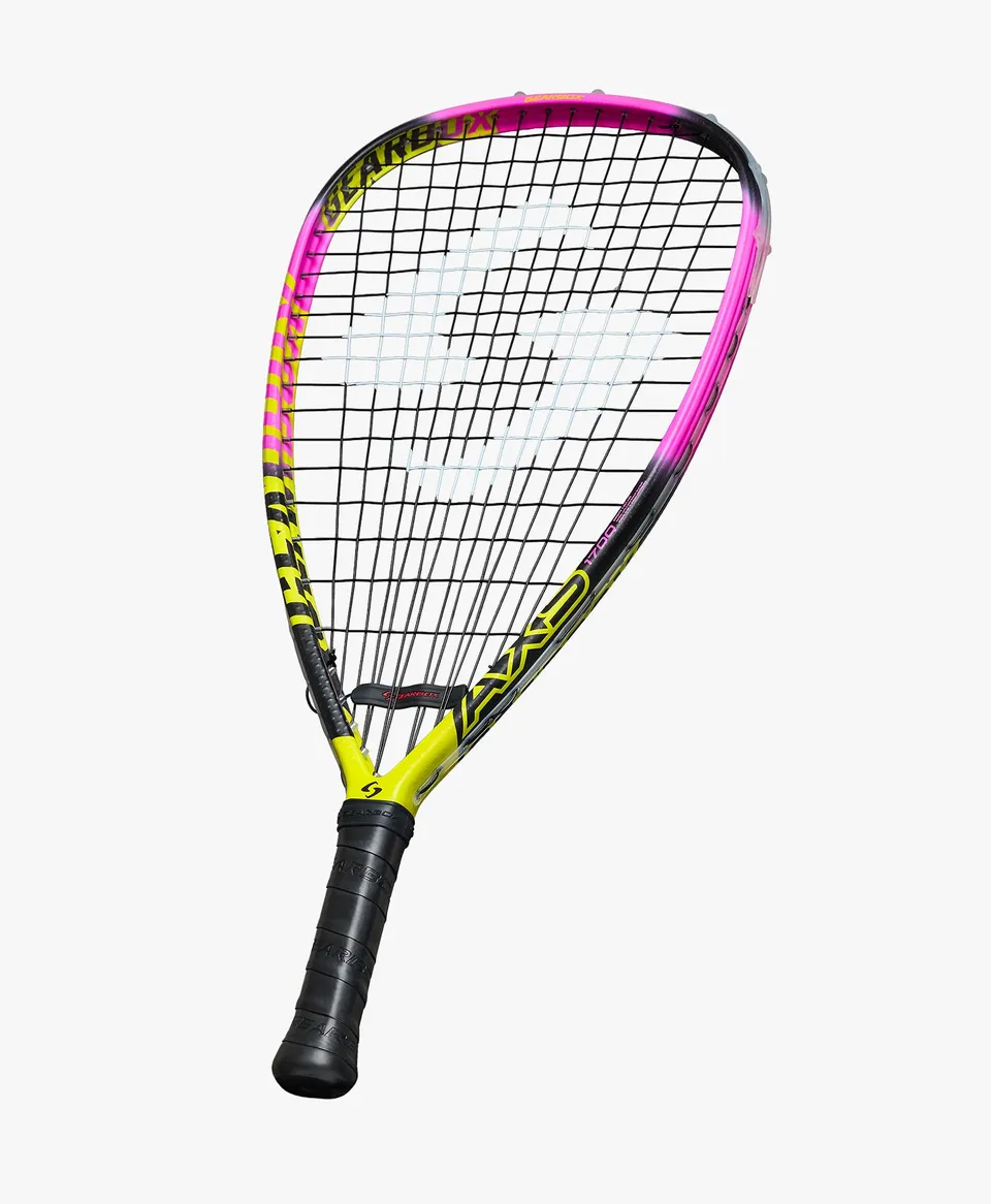 gearbox-axs-170-quad-racquetball-racquet-neon-yellow-fuchsia image 1