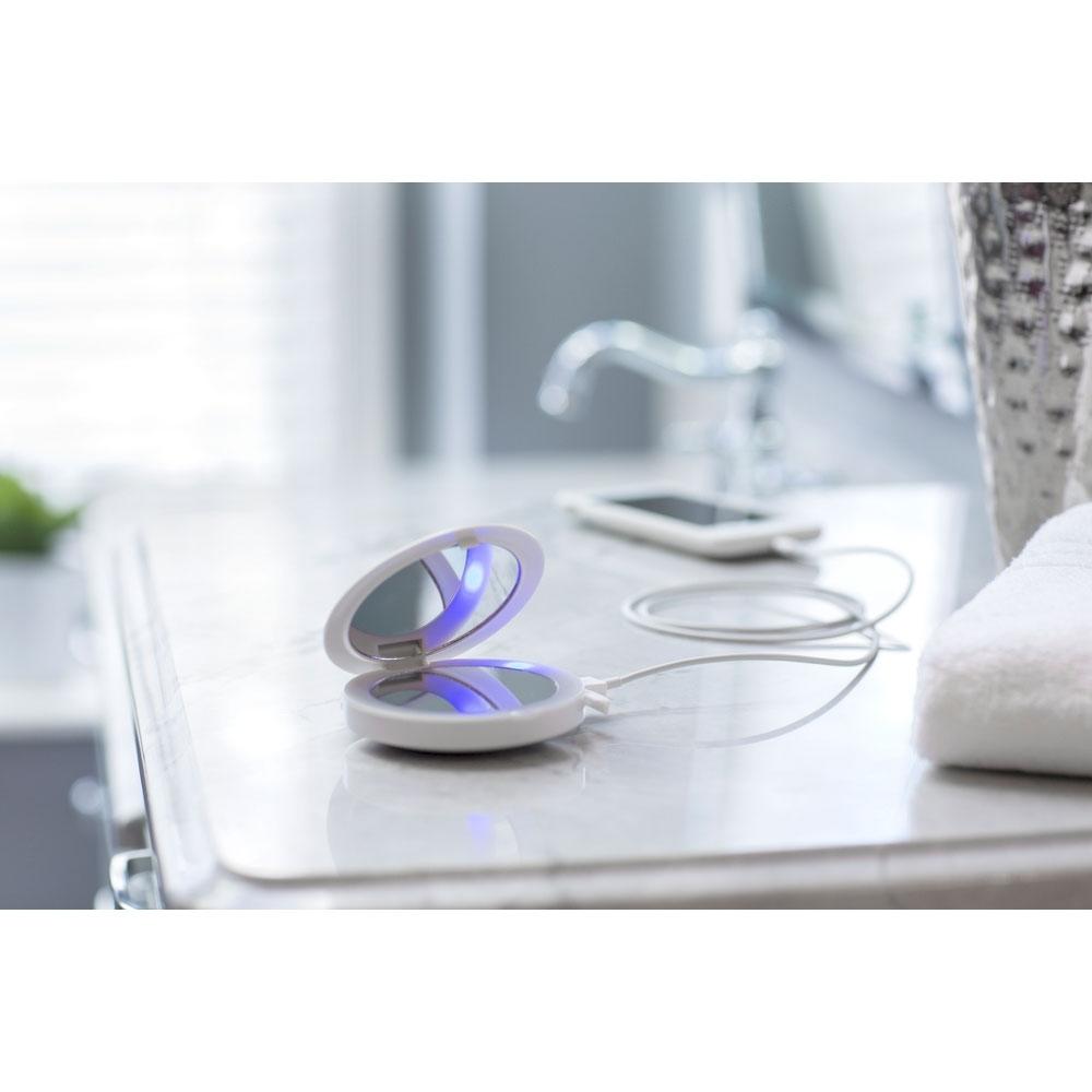 homedics-compact-charging-led-mirror-with-rechargeable-light-portable-beauty-ess image 4