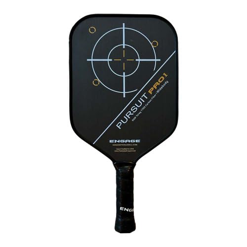 engage-pursuit-pro1-widebody-carbon-fiber-raw-pickleball-paddle-arctic-gold-wide image 7