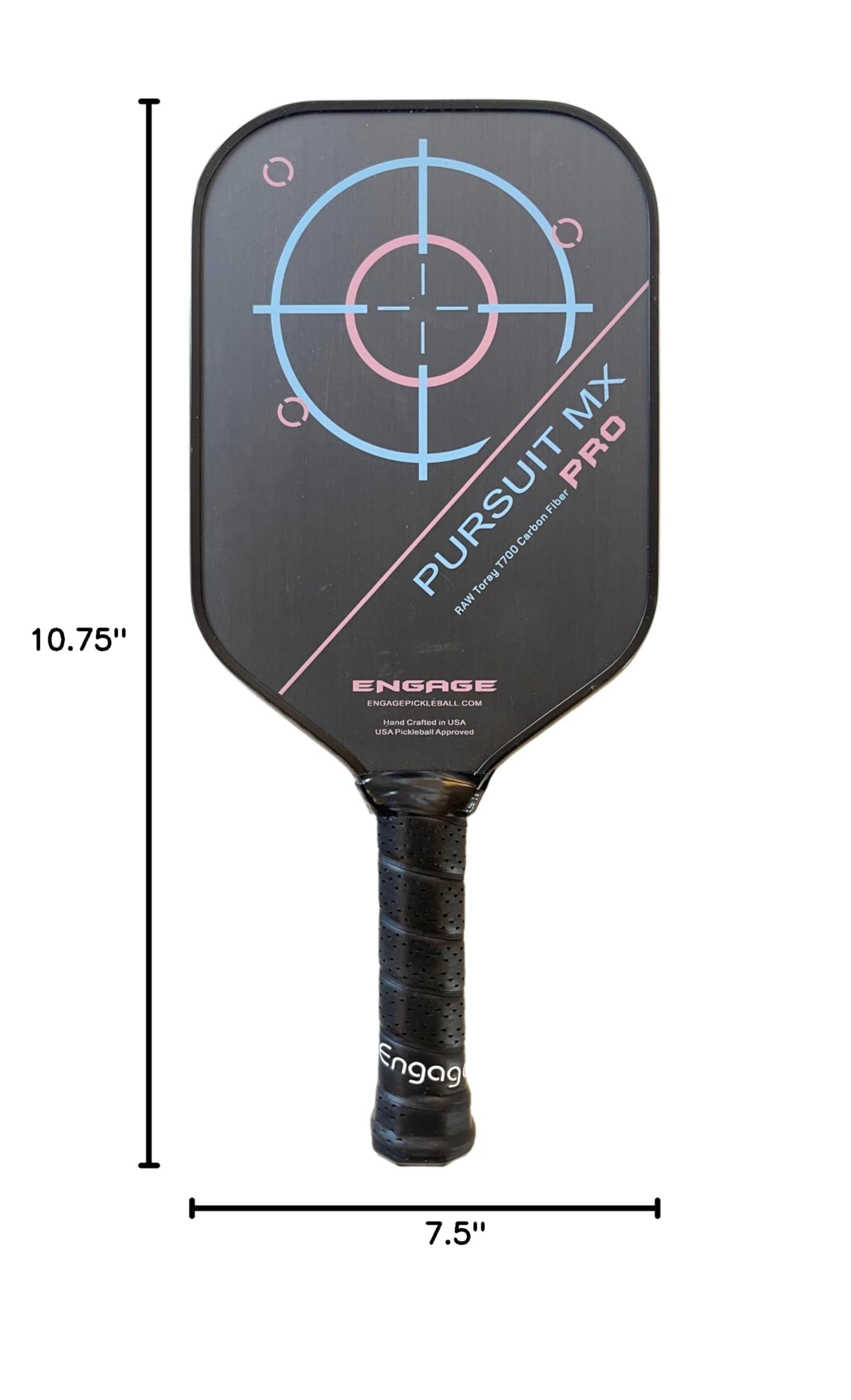 engage-pursuit-pro-mx-pickleball-paddle-jessie-irvine-signature-raw-t700-carbon- image 7