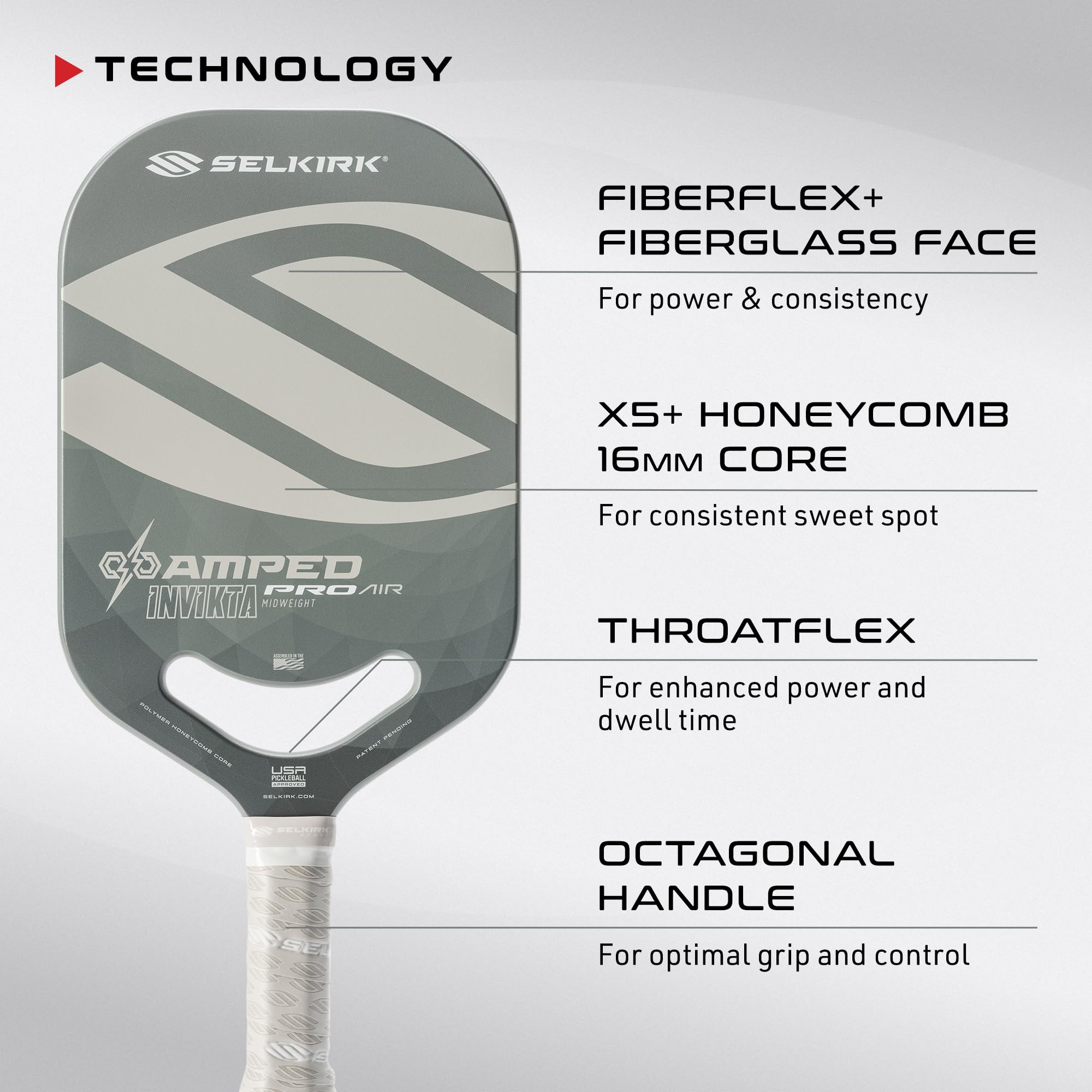 selkirk-amped-pickleball-paddle-fiberglass-x5-core image 4