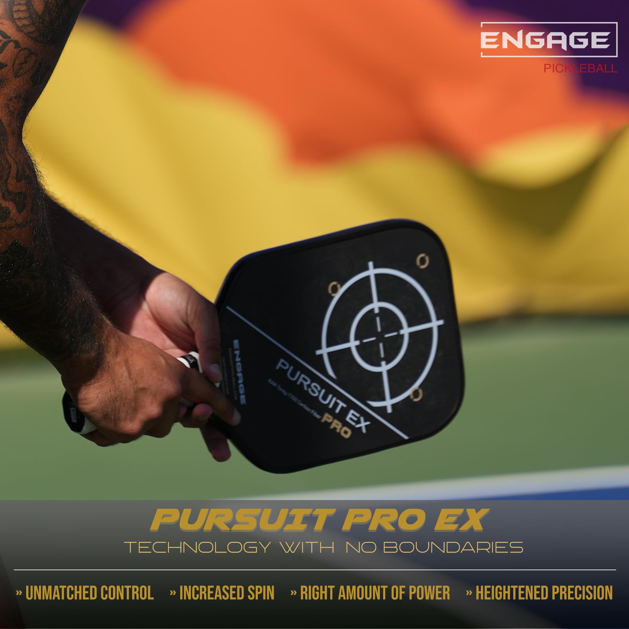 engage-pursuit-pro-ex-pickleball-paddle-widebody-raw-t700-toray-carbon-fiber-fac image 6