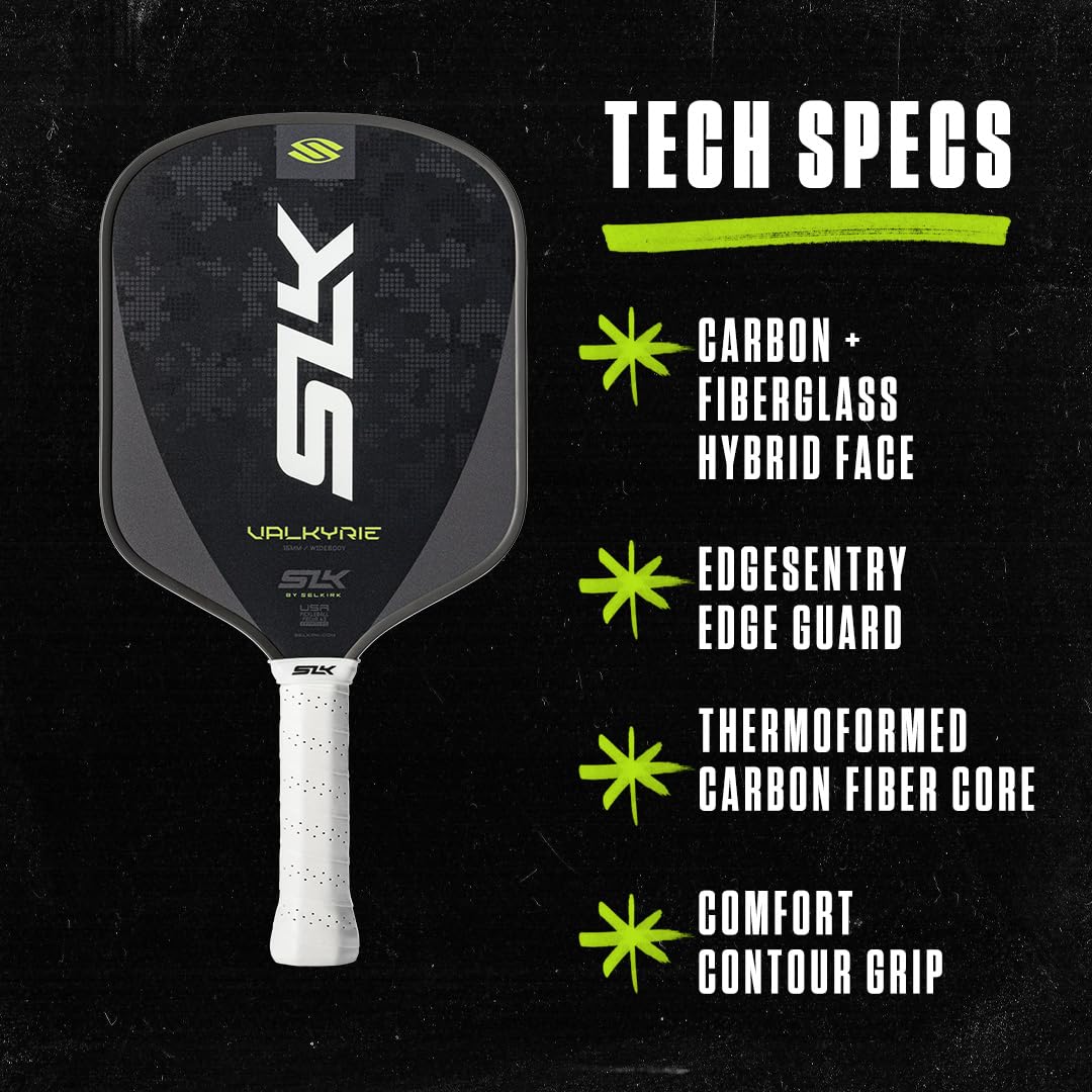 selkirk-slk-valkyrie-widebody-pickleball-paddle-beginner-fiberglass-with-x5-core image 6