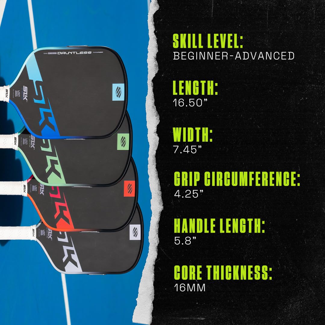 selkirk-slk-dauntless-carbon-fiber-pickleball-paddle-all-court-with-control-lean image 4
