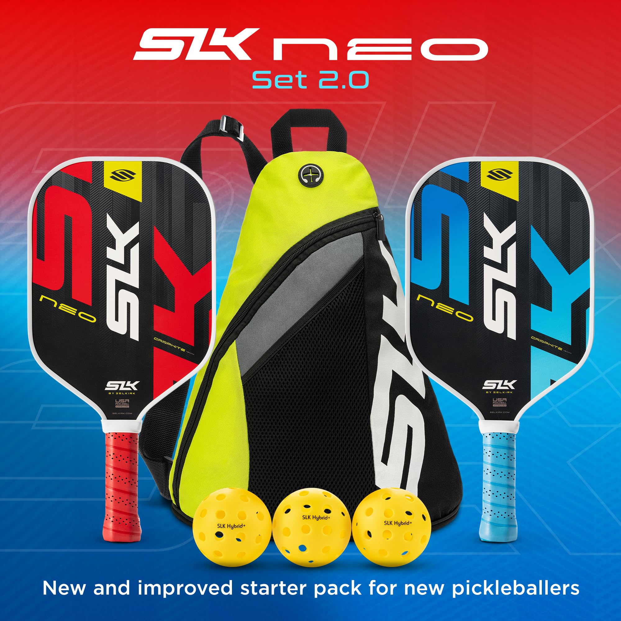 selkirk-sport-slk-neo-2-0-pickleball-paddle-set-of-2-graphite-fiberglass image 5