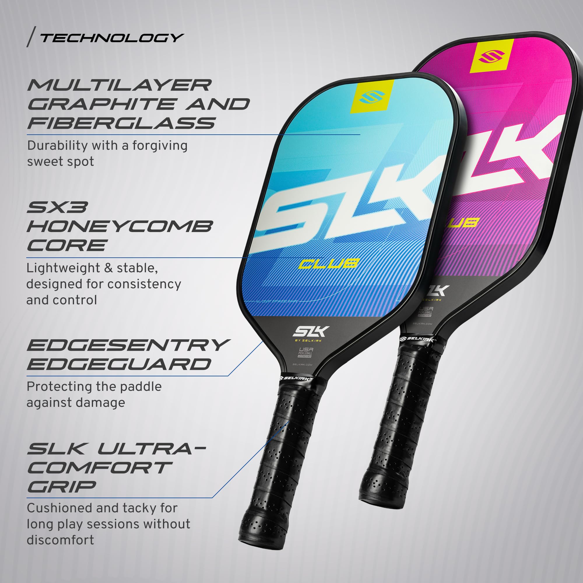 selkirk-sport-slk-club-pickleball-paddle-set-4-paddle-bundle image 5