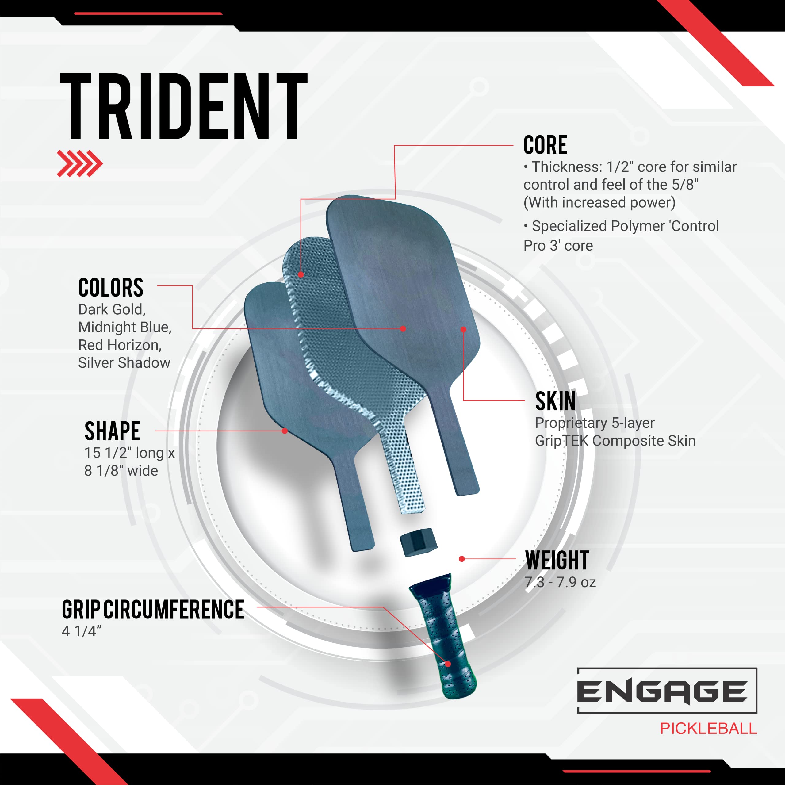 engage-pickleball-trident-paddle-standard-midnight-blue image 6