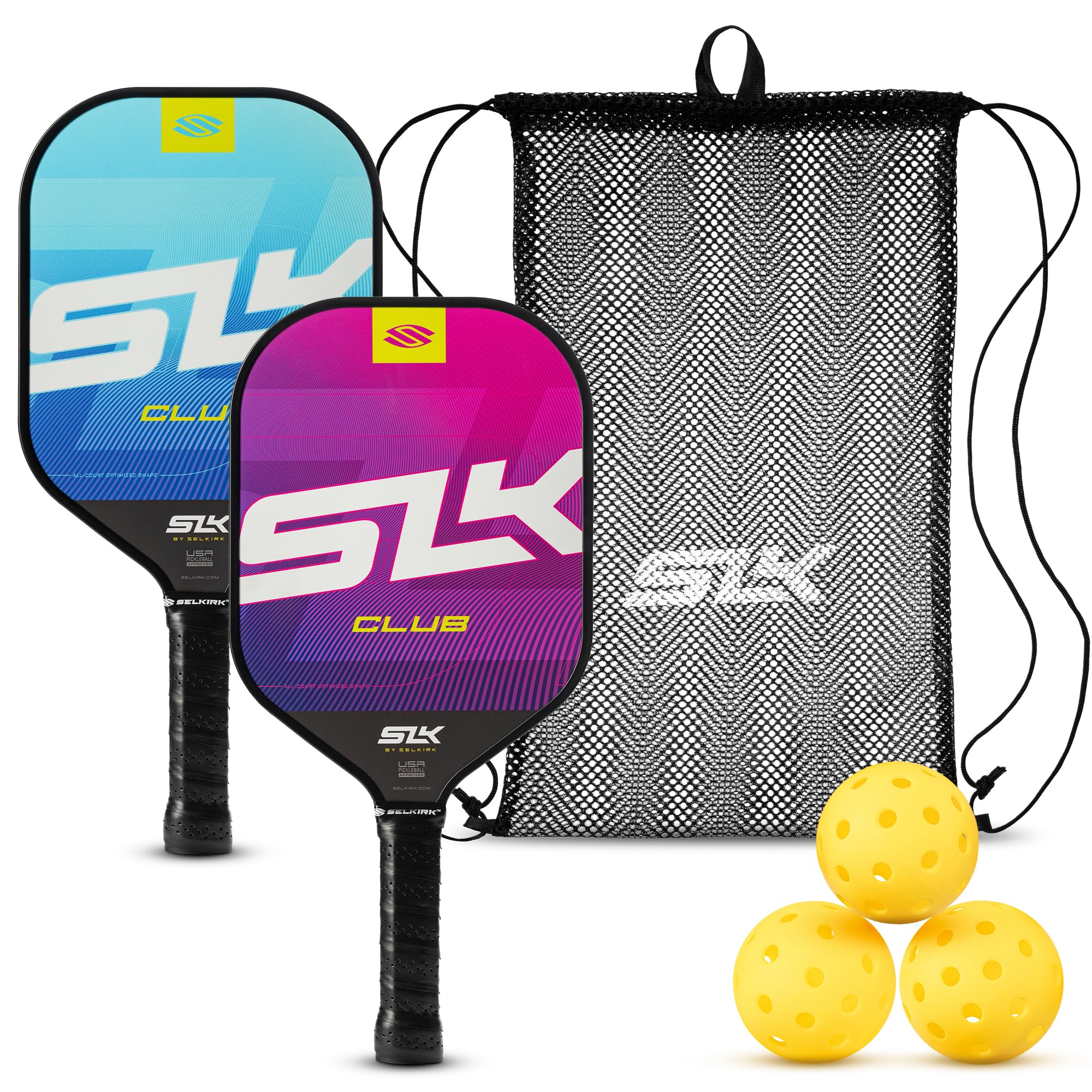 selkirk-sport-slk-club-pickleball-paddle-set-4-paddle-bundle image 1