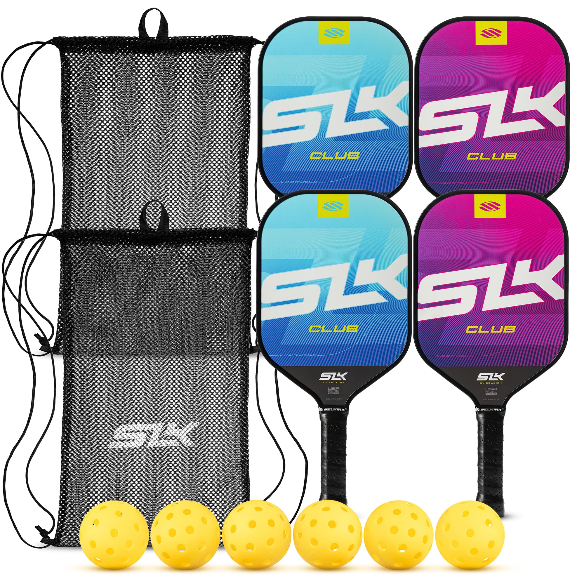 selkirk-sport-slk-club-pickleball-paddle-set-4-paddle-bundle image 8