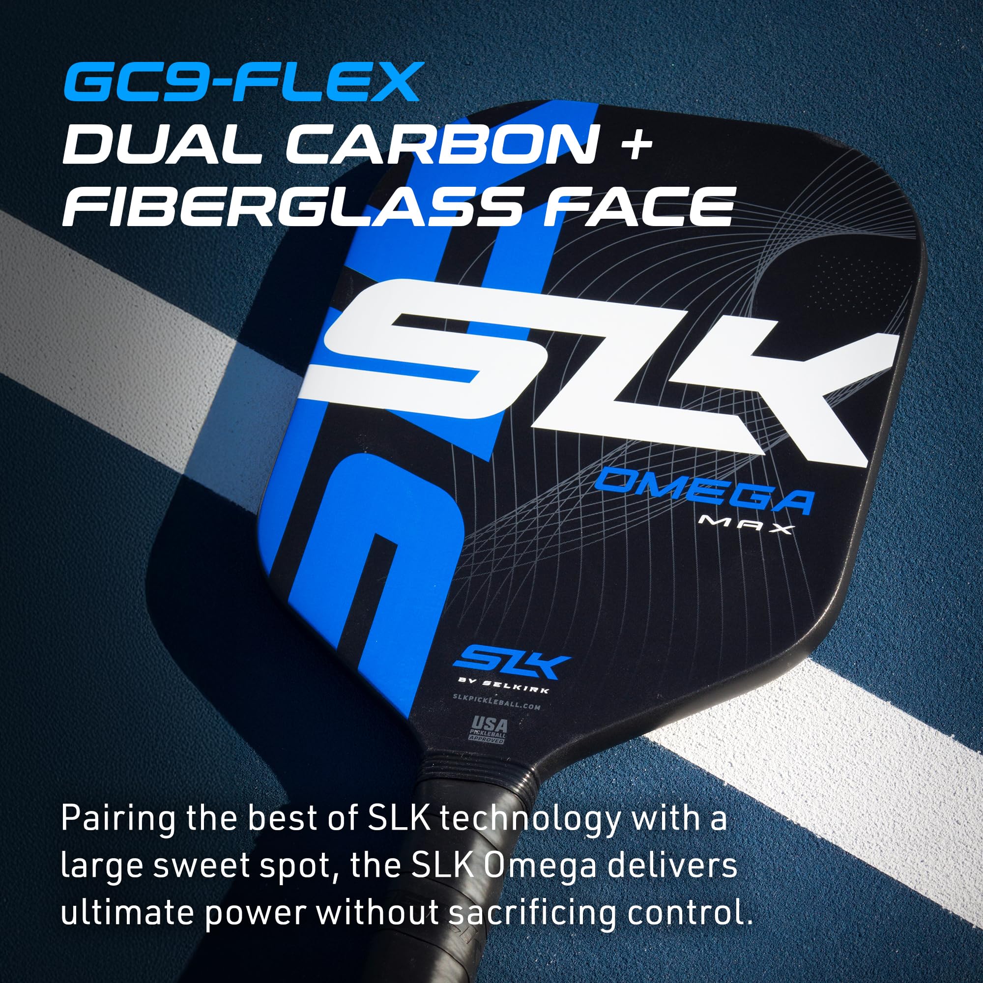 selkirk-sport-slk-omega-xl-pickleball-paddle-12k-carbon-fiber-13mm-core-extended image 5