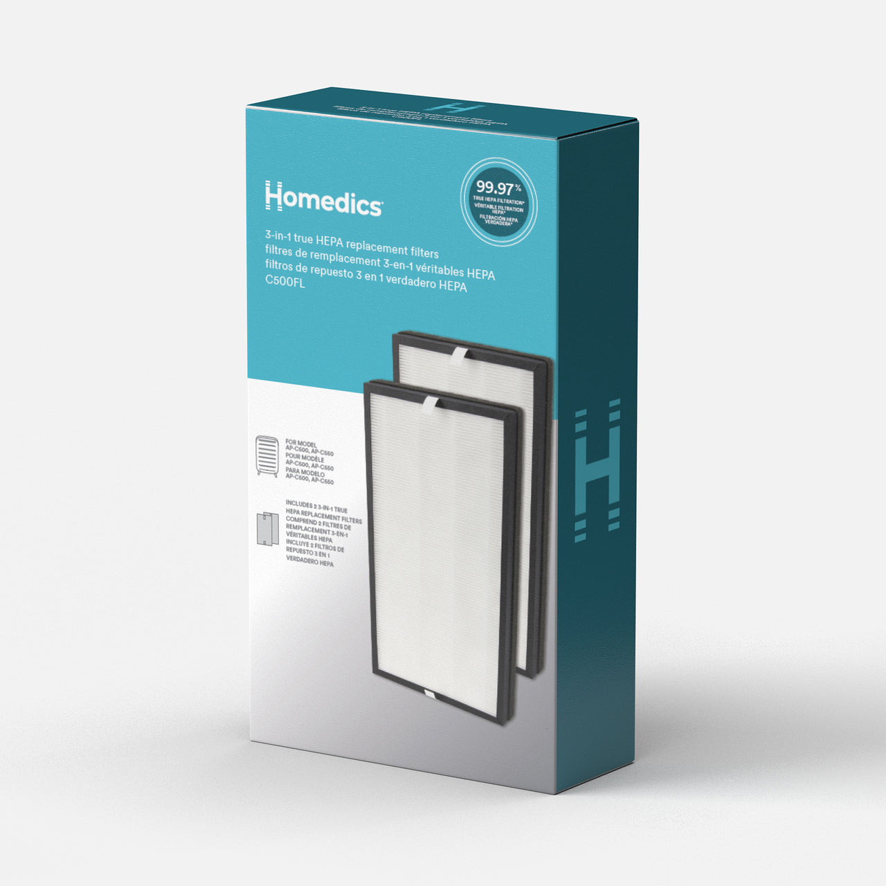 homedics-3-in-1-true-hepa-replacement-filter-for-ap-c500 image 6