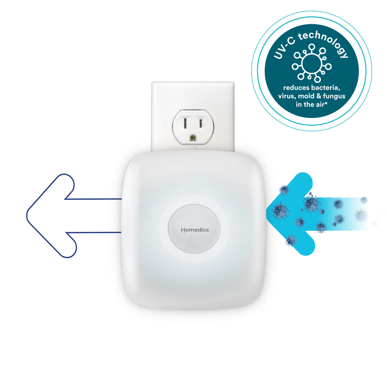 homedics-plug-in-air-purifier-p23-2-pack-compact-purification-for-small-spaces image 2