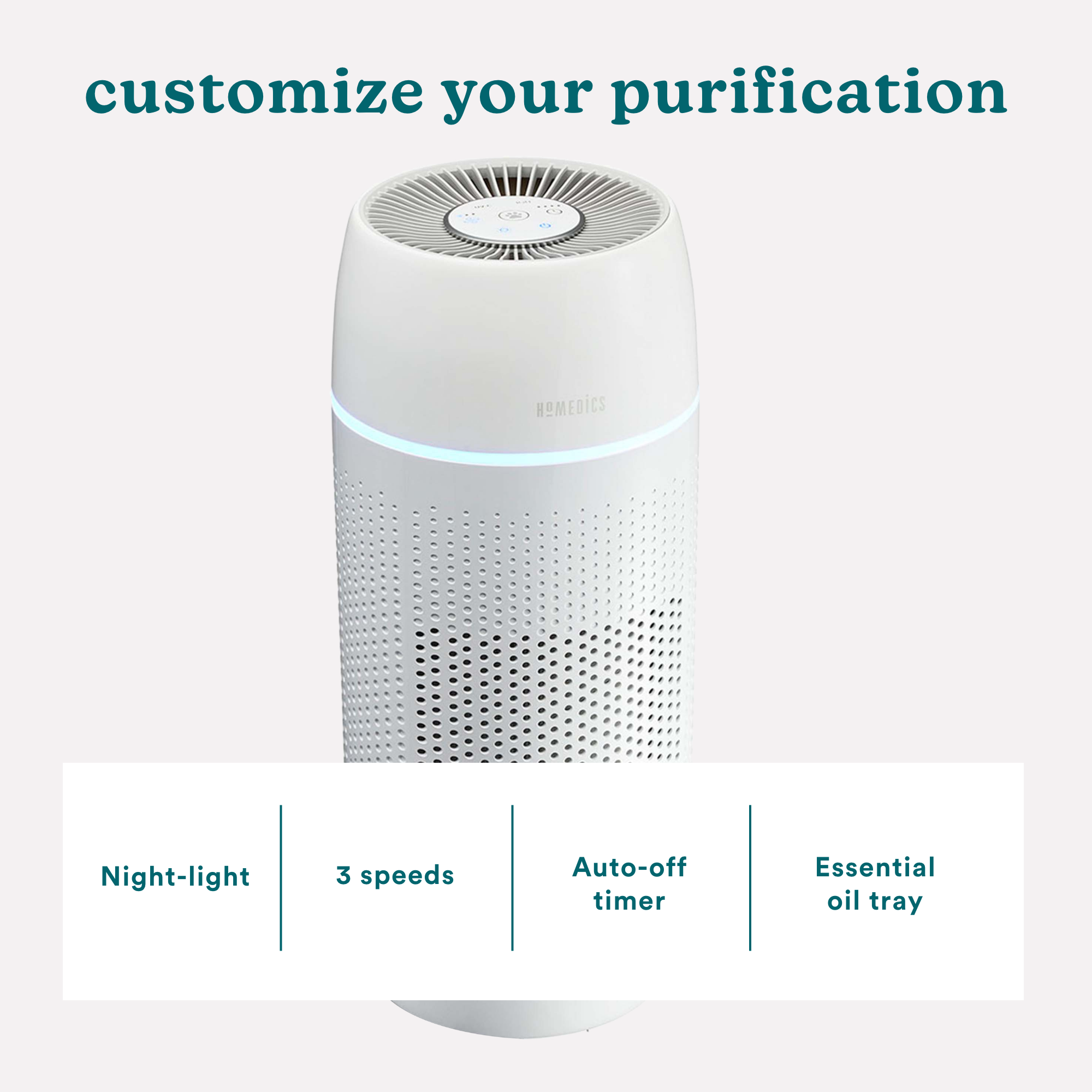 homedics-totalclean-petplus-5-in-1-air-purifier image 2