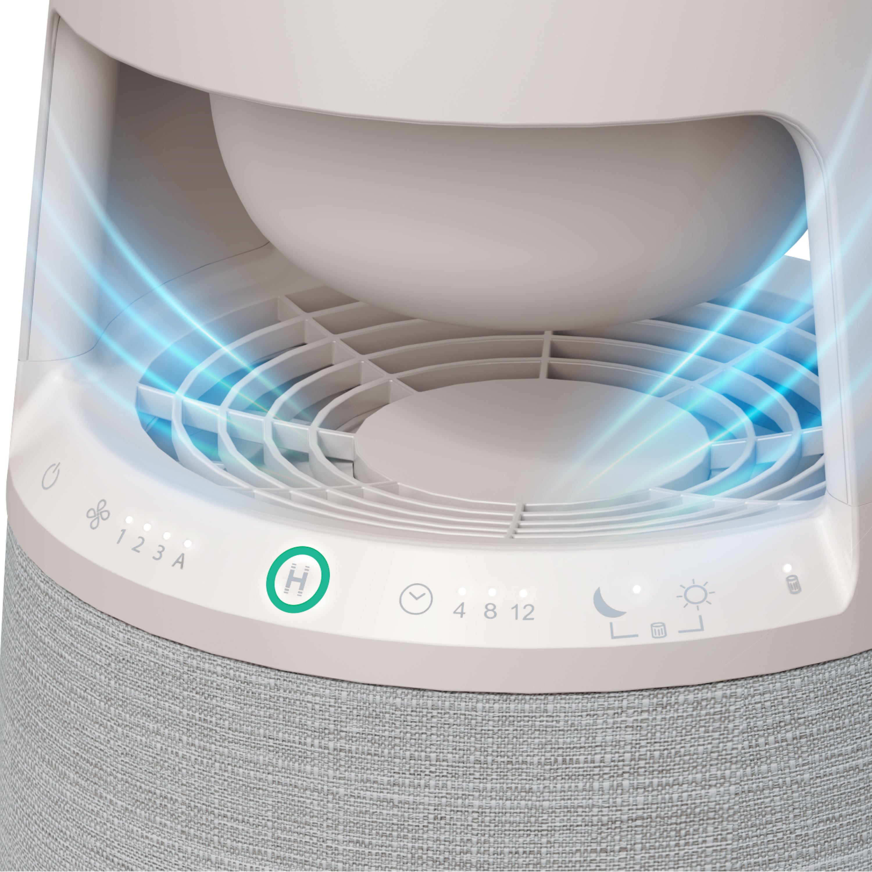 homedics-natura-air-purifier-with-true-hepa-and-smart-sensing image 2
